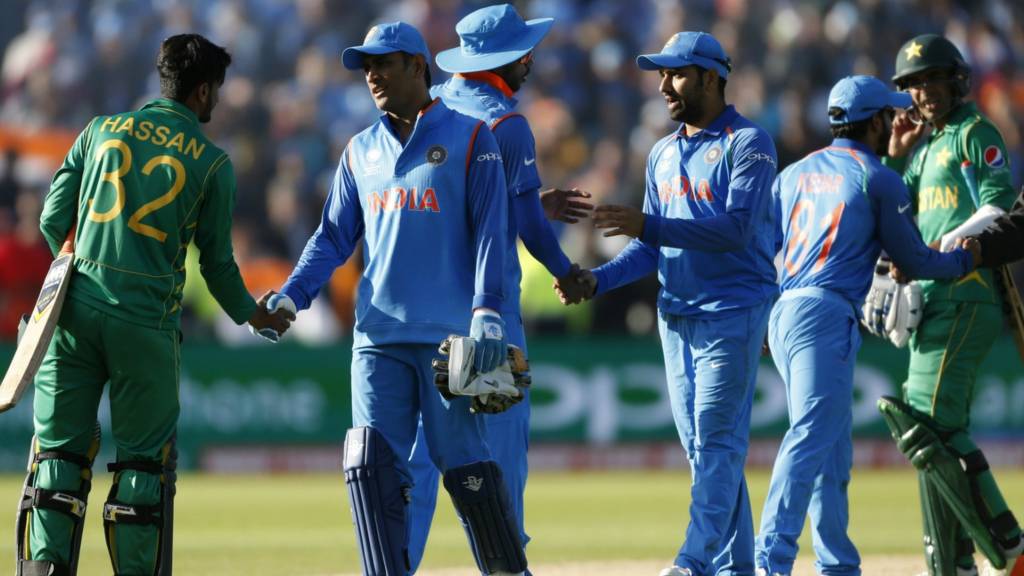 india vs pakistan as india beat pakistan byb 89 by dls method