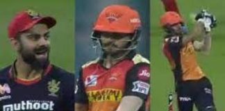 Virat Kohli sledge Manish Pandey for slow start,in reply he smashed six Virat Kohli sledge Manish Pandey for slow start,in reply he smashed six