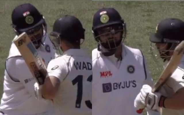 Aus vs Ind: Matthew Wade and Rishabh Pant sledging with each other, see video