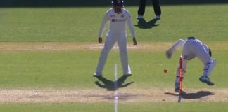 Wriddhiman Saha emulates MS Dhoni, to dismisses Australian batsman Wriddhiman Saha emulates MS Dhoni, to dismisses Australian batsman