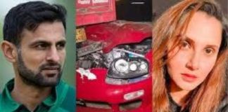 Shoaib Malik’s sports car collides with a truck; see VIDEO Former Pakistan team captain Shoaib Malik survived narrowly in a car accident. Shoaib's sports car collided with a ghastly truck in Lahore
