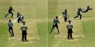 VIDEO: south africa player was standing in the slip then caught in the leg side A catch that you will be surprised to see. south african fielder took a flying catch from slip to leg side