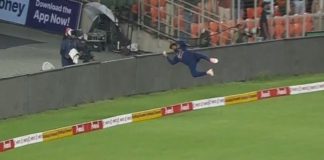 ind vs eng 2021 : KL Rahul suprised everyone by his stunning save on the boundary line KL RAHUL CATCH