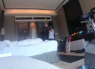 IPL 2021: Rahul Tewatia forgot to turn off camera of his room,and captured doing these rajasthan royal shared a video of rahul tewatia 's hotel room