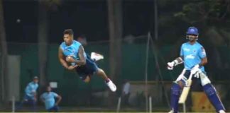 IPL 2021: Flying Umesh Yadav caught catch with one hand in amazing style, went viral