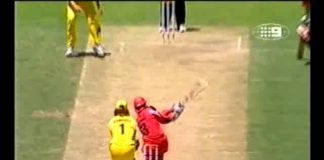 watch Andy Flower hits a six in australia worth $50,000 ! Andy Flower SIX hits a six worth $50000
