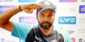 ENG vs IND : Rohit Sharma started doing ‘salute’ on reporter’s question video goes viral