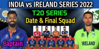 India vs Ireland : Team India and Ireland announced squad for T20I series India vs Ireland : Team India and Ireland announced squad for T20I series