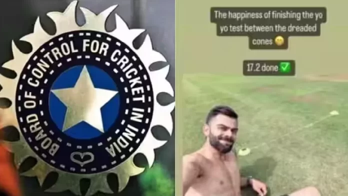 Indian cricket captain Virat Kohli faces BCCI's disapproval after publicly revealing his yo-yo test score on social media.
