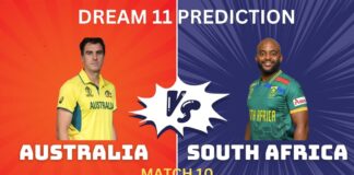 AUS vs SA Dream11, My11Circle Team Prediction Today Match 10 AUS vs SA Dream11 Team Prediction