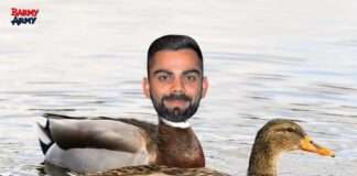 CWC 2023: England’s Barmy Army made fun of Virat Kohli’s duck Barmy army meme on virat kohli