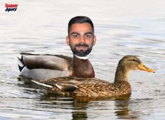 CWC 2023: England’s Barmy Army made fun of Virat Kohli’s duck Barmy army meme on virat kohli