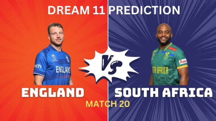 ENG vs SA Dream11 TEAM Prediction ENG vs SA Dream 11, My11Circle Team prediction Today Match 20