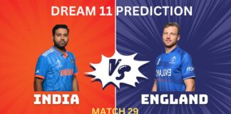 IND vs ENG Dream11, My11Circle Team Prediction Today Match29 IND vs ENG Dream11, My11Circle Team Prediction Today Match29