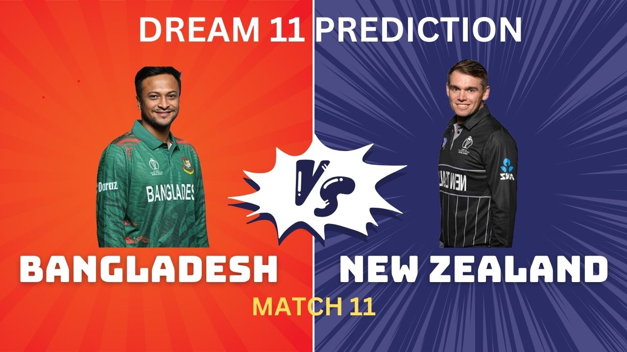 NZ vs BAN Dream11 Prediction, My11Circle Today Match 11