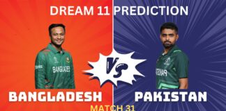PAK vs BAN Dream 11, My11Circle Team prediction Today Match31 PAK vs BAN Dream 11, My11Circle Team prediction Today Match31