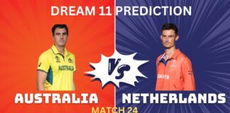AUS vs NED Dream11, My11Circle Team Prediction Today Match24 AUS vs NED Dream11, My11Circle Team Prediction