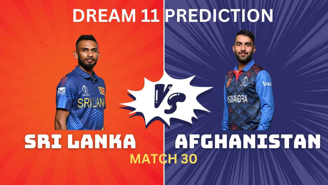 SL vs AFG Dream 11, My11Circle Team prediction Today Match 30