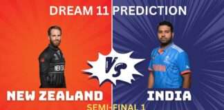 IND vs NZ Dream11, My11Circle Team Prediction Semi-final IND vs NZ Dream11, My11Circle Team Prediction Semi-final 1