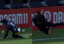 New Zealand player caught the most amazing catch in the history of cricket