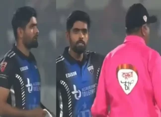 Babar Azam lost his temper in BPL, you must not have seen this style of his; video viral babar azam fumes at durdanto Dhaka wicketkeeper in bpl 2024 clash video viral