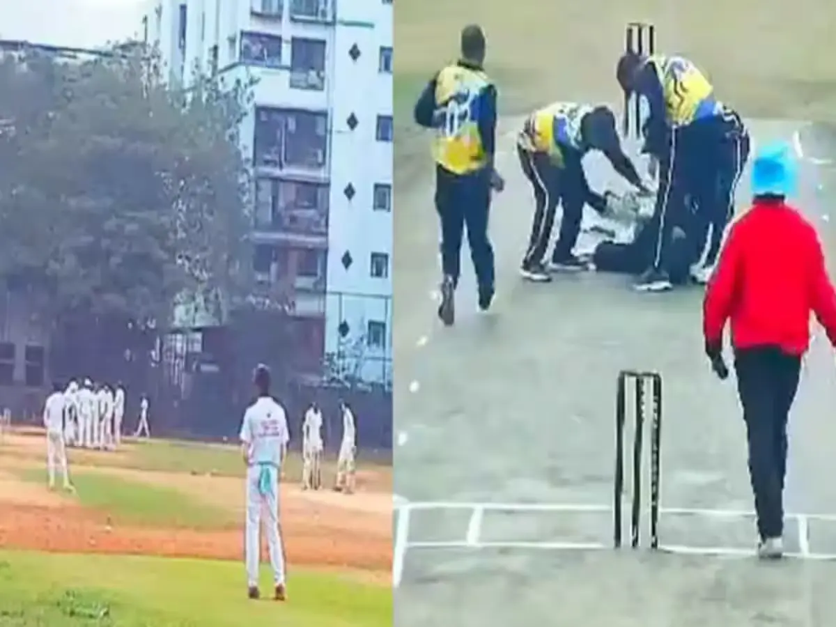 Two bad news related to cricket have come to light. Two cricketers died on the field. However, he was not a professional cricketer, but played cricket for entertainment. One had a ball and one had a heart attack.