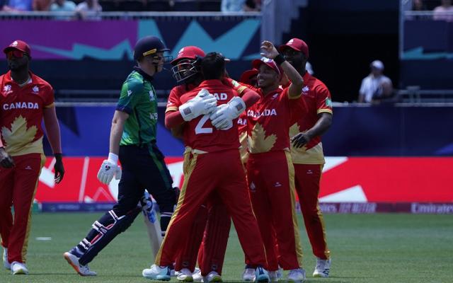 Canada upsets Ireland in t20 world cup 2024