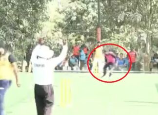 Watch: a shocking incident on the cricket ground, video went viral