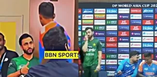 Captains’ Handshake Controversy Asia Cup 2025: The Truth Behind the Moment A brief handshake between the India and Pakistan captains at the Asia Cup 2025 press meet sparked debate.Here’s what happened video