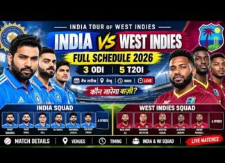 India vs West Indies 2026: Full Schedule, Squads, Venues and Where to Watch Live India vs West Indies 2026: Schedule, Squads, Venues and Live Streaming