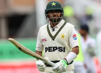 Babar Azam Century Drought Continues with Bizarre Dismissal Watch Babar Azam Century Drought Continues After 76 Against England